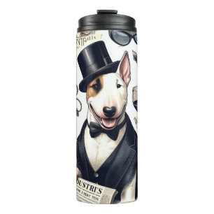 Garrafa Térmica Vintage Bull Terrier Pattern