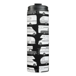 Garrafa Térmica Vintage Campervan Vanlife Trailer Motorhome RV