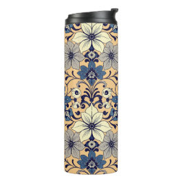 Garrafa Térmica Vintage Decorative Foliage Design