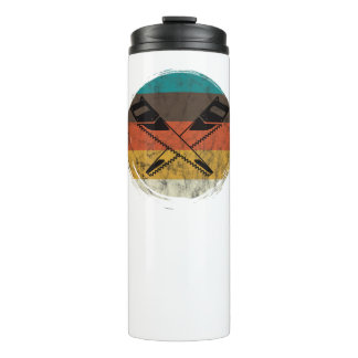 Garrafa Térmica Vintage desconfortável - Chuvas Retro-Chainsaw Lum