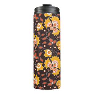 Garrafa Térmica Vintage Floral Invisível