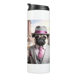 Garrafa Térmica Vintage Gangster Pug