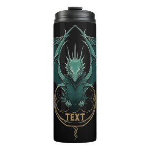 Garrafa Térmica Vintage Green Dragon Elegance