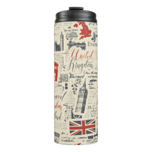 Garrafa Térmica Vintage London Thermal Tumbler