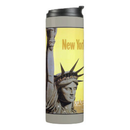 Garrafa Térmica Vintage New York USA Tumbler