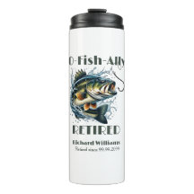 Vintage OFishAlly Reformado Peixes Grandes Tomam O