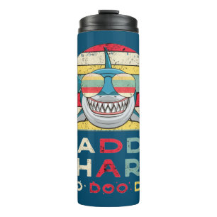 Garrafa Térmica Vintage Pai Shark "Doo Doo Doo"