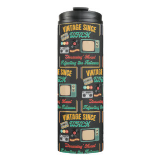 Garrafa Térmica Vintage Retro Gift Mug - Presente de Aniversário R