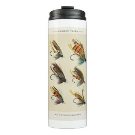 Garrafa Térmica Vintage Salmon Voa inseto, natureza, insetos
