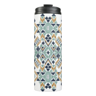 Garrafa Térmica vintage seamless decorative ethnic pattern. Americ