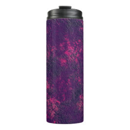 Garrafa Térmica violeta-rosa-marinho-roxa-mármore-abstrato