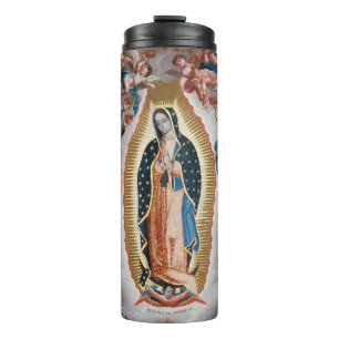 Garrafa Térmica "Virgin tumbler da arte de Guadalupe"
