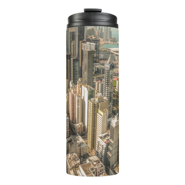 GARRAFA TÉRMICA VISÃO AERIAL DOS EDIFÍCIOS CIDADÃOS (Frente)