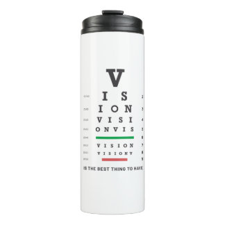 Garrafa Térmica Vision eye chart