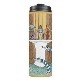 Garrafa Térmica Visitando a Piscina dos Piptrixons