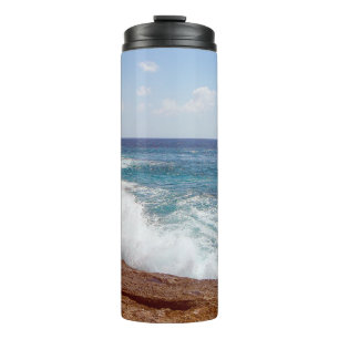 Garrafa Térmica Vista de Punta Prima na ilha 