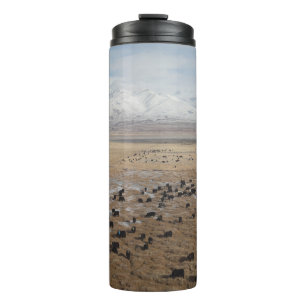GARRAFA TÉRMICA VISUALIZAÇÕES DE UM COMBOIO PARA O TIBET