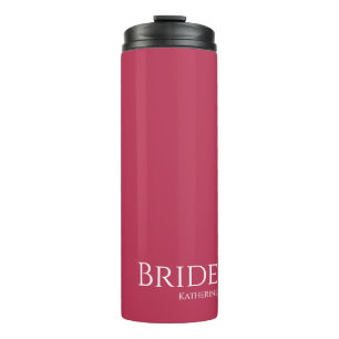 Garrafa Térmica Viva Magenta e White-Bride