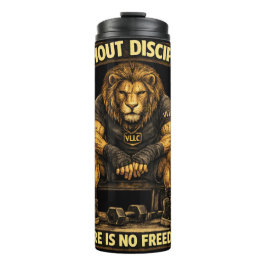 Garrafa Térmica VLLC Without Discipline There Is No Freedom Gym