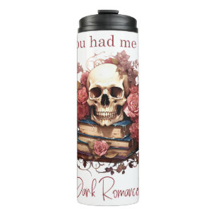 Garrafa Térmica Você me conquistou com Dark Romance