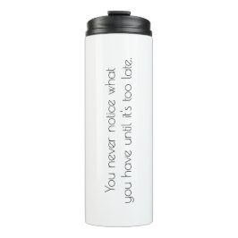 Garrafa Térmica Você Nunca Nota Tumbler Térmico