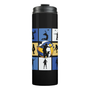 Garrafa Térmica Volleyball Player Volleyball Circle