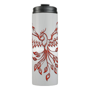 Garrafa Térmica Voo de uma Fenix Prata