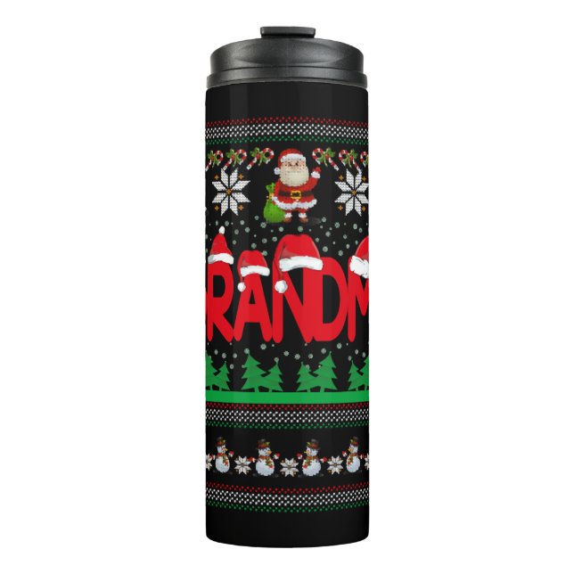 Garrafa Térmica Vovó, doce de Natal (Frente)