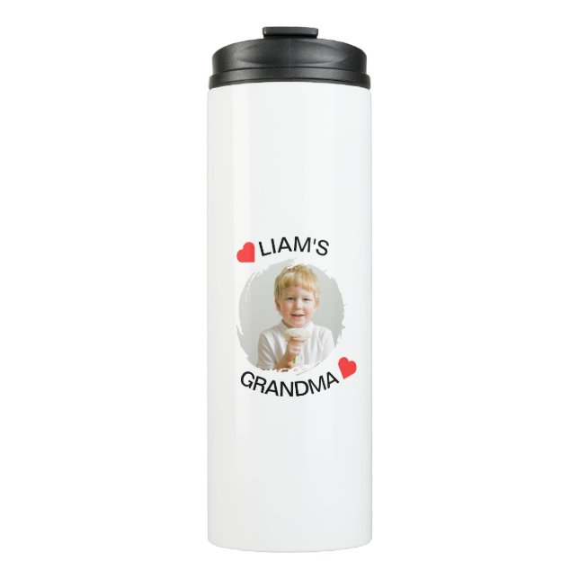 Garrafa Térmica Vovó Personalizada Tumbler - Cara de Criança Perso (Frente)
