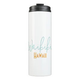 Garrafa Térmica Waikiki, Havaí Lembrança de Viagem