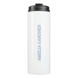 Garrafa Térmica Wellness Waters Water Bottle - Minimalist White 