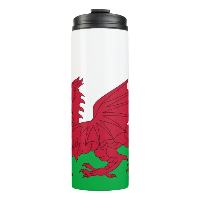 Garrafa Térmica Welsh Dragon ~ Flag of Wales (Frente)