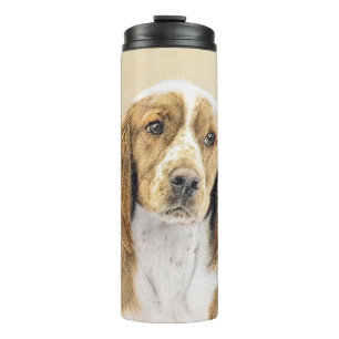 Garrafa Térmica Welsh Springer Spaniel Painting - Arte Original De