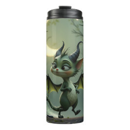 Garrafa Térmica Where moonbeams dance, little mischief awakens. 