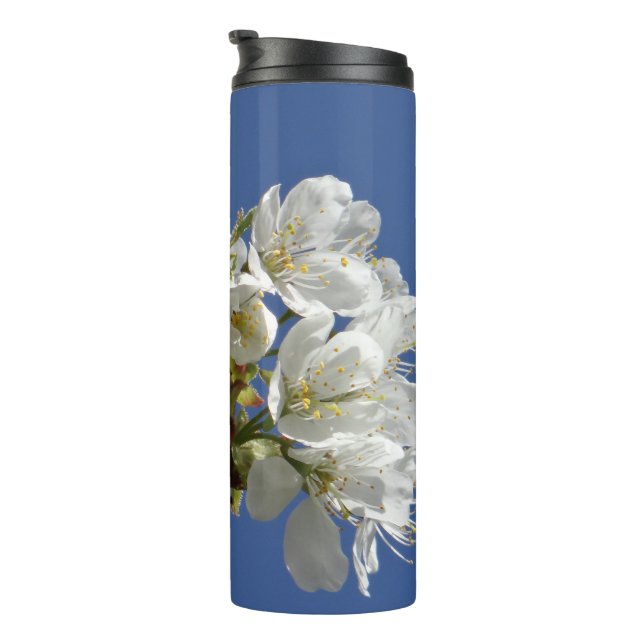 Garrafa Térmica White Primavera Bloom (Rotação à direita)
