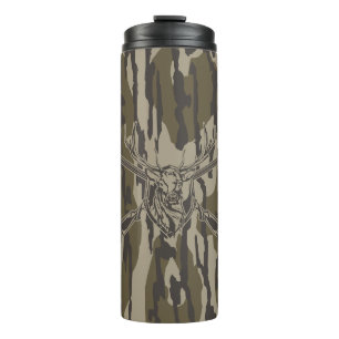 Garrafa Térmica Whitetail Deer Bottomland Camo Hunting Rifle Botto