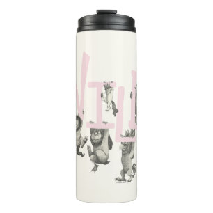 Garrafa Térmica WILD   Coisas Selvagens e Max - Rosa