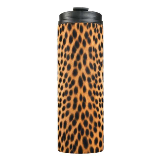 Garrafa Térmica Wild Leopard Energy – Bold Animal Print Fashion (Frente)