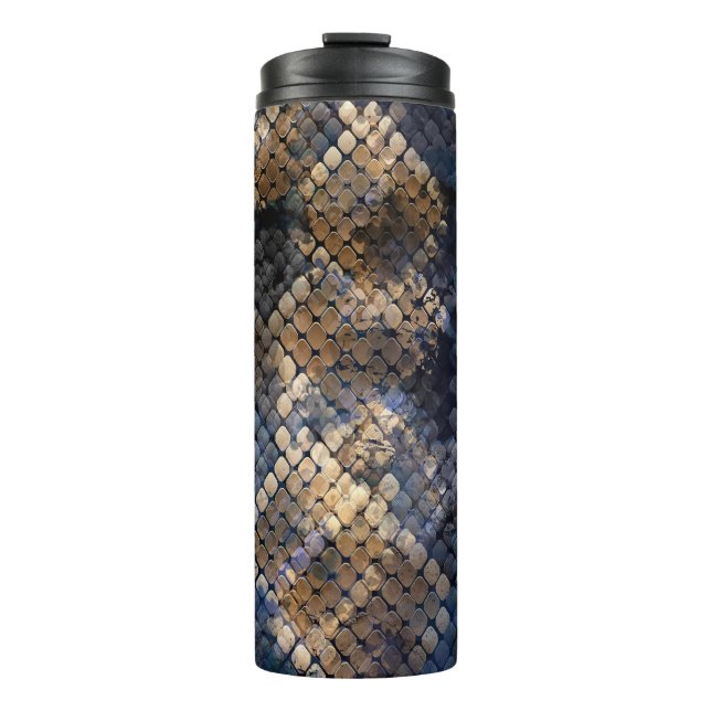 Garrafa Térmica Wild Snakeskin Watercolor Design (Frente)