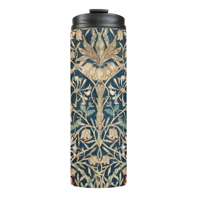 Garrafa Térmica William Morris Antigo Floral Honeysuckle (Frente)