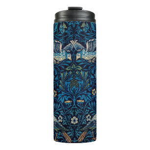 Garrafa Térmica William Morris Blue Birds Tapeçaria Clássica