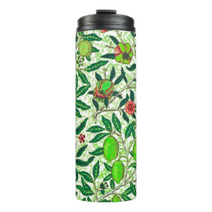 Garrafa Térmica William Morris Fruta Exótica, Verde limão