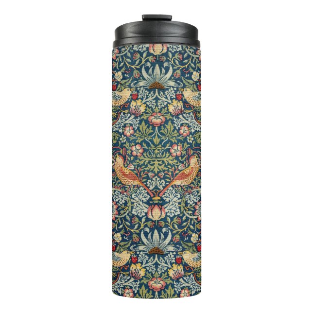 Garrafa Térmica William Morris Strawberry Thief Thermal Tumbler (Frente)