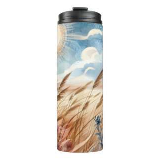 Garrafa Térmica Windy Day Rustic Boho Mountain Prairie