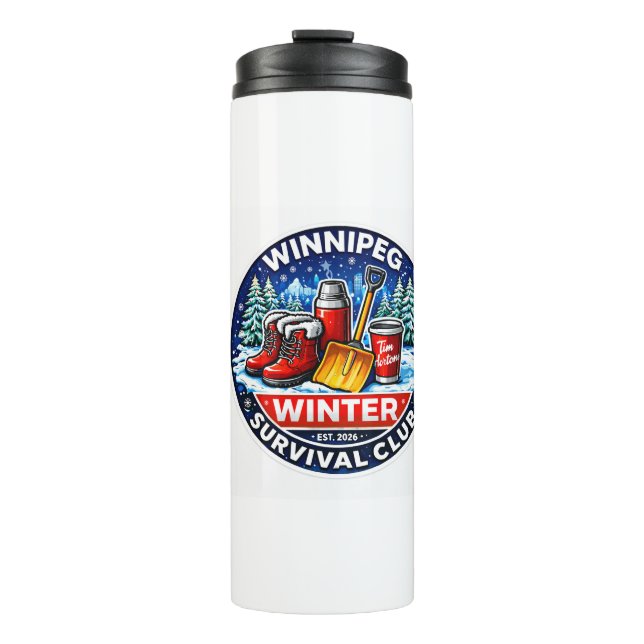 Garrafa Térmica Winnipeg Winter Survival Tumbler – Timmies (Frente)