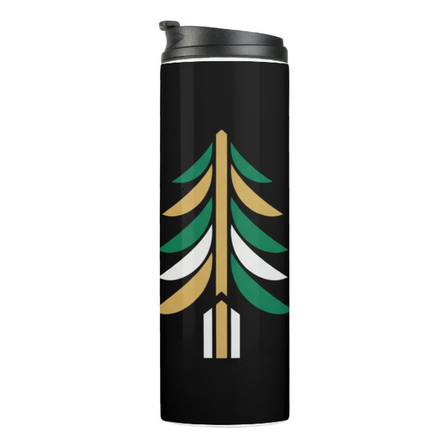 Garrafa Térmica Winter’s Choice – Christmas Vector Travel Mug (Rotação à direita)