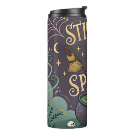Garrafa Térmica Witchy Halloween Thermal Tumbler Stirring Up Spell