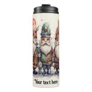 Garrafa Térmica Wizard Gnomos Steampunk