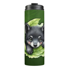 Garrafa Térmica Wolf cub in the green: