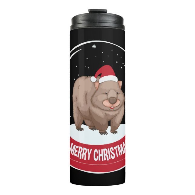 Garrafa Térmica Wombat Felry Christmas Snowball (Frente)